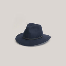 Load image into Gallery viewer, Anderson Navy | Soft Felt Fedora
