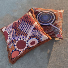 Load image into Gallery viewer, Miimi &amp; Jiinda Collab Cushion Cover Fringed - Jagun Dreaming
