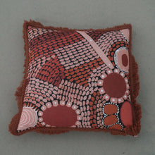 Load image into Gallery viewer, Miimi &amp; Jiinda Collab Cushion Cover Fringed - Jagun Dreaming
