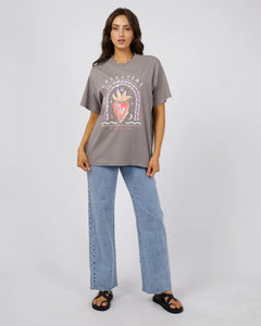 Celestial Oversized Tee Charcoal