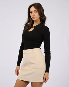 Kendra Knit top - Black