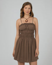 Load image into Gallery viewer, Toledo Mini Dress - Brown
