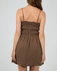 Toledo Mini Dress - Brown