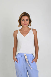 Alice Off White Knit Tank