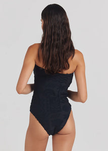 Mai Tai Bandeau One Piece - Black