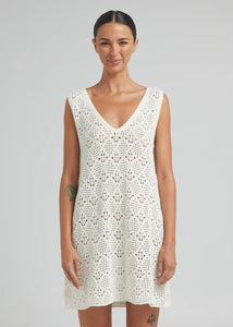 Messina Knit Dress - Vanilla