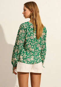 Lennox Blouse - Emerald