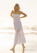 Load image into Gallery viewer, Palm Strapless Dress - White
